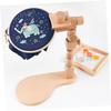 BEBEMOKO Embroidery Supplies Wooden Hoop Stand Desk Embroidery Frame Easy Install Buckle for DIY Craft view 3