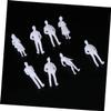 GARVALON 150pcs Miniature Lifelike White People Figures for DIY Sandbox Decoration Scale for Miniature Landscapes Dollhouses and Model Train Layouts view 3