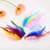 PATIKIL 3-5 Inch Rooster Feathers, 200 Pack Bulk Natural Feathers for Crafts Colorful Fluffy Craft Feathers for Dream Catcher Handwork Clothing Costumes Wedding, Rose Red view 4