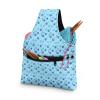 Yorfeemge Yarn Bag, Dog Paw Heart Yarn Storage Bag,Lightweight Travel Knitting Wrist Bag for Knitting Needle, Knitting Kit for Valentine's Day view 1