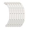 PATIKIL Natural Rectangle Tube Beads, 15 Inch Cylinder Loose Column Gemstone Spacer Beads Crystal Stones, White, 29 Beads view 1