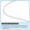 PATIKIL Natural Rectangle Tube Beads, 15 Inch Cylinder Loose Column Gemstone Spacer Beads Crystal Stones, White, 29 Beads view 4