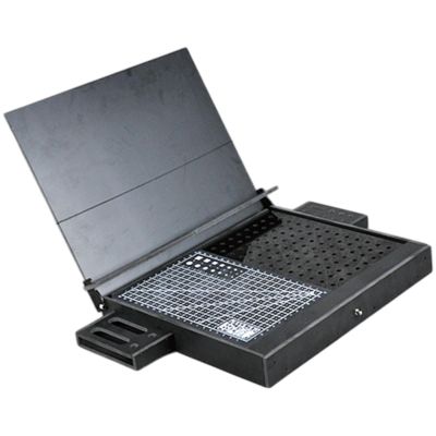 Baoblaze Model Building Workstation with Pliers Rack and Tool Drawer, 14.17 x 11.02 in PP Work Table for DIY Model Making