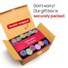 MENDELEEV STYLE Candle Tin 4.5 Oz Set 24 pcs Patterns Empty Candle Tins Candle Jars for Candle Making with Wicks, Wick Holders& Stickers + Beautiful Gift Wrap Box view 4
