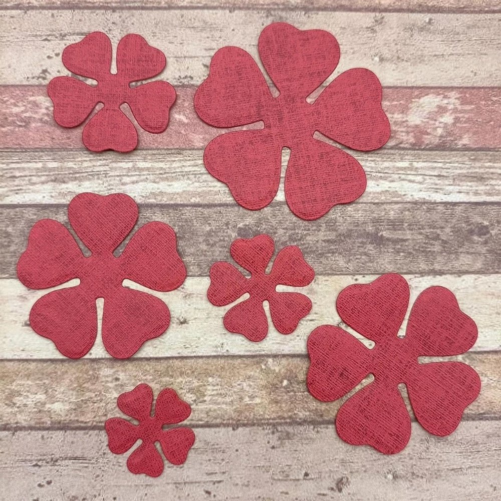 Card Making Supplies,Cutting Dies for Crafts,11.7x10.7cm Flowers Metal Cutting Dies Stencils for Scrapbooking Album Paper Card Template Mold Embossing Craft Decor