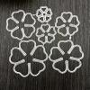 Card Making Supplies,Cutting Dies for Crafts,11.7x10.7cm Flowers Metal Cutting Dies Stencils for Scrapbooking Album Paper Card Template Mold Embossing Craft Decor view 4