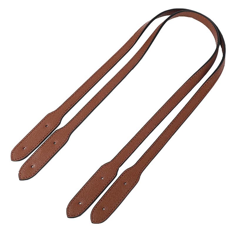 MOISTRI Purse Straps for Handbags Bag Strap for Tote Bag Purse Handles for Shoulder Bag 2pcs with Gold Nail Palm-Caramel