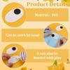FINGERINSPIRE 90 Pairs Oval Safety Eyes 3 Size Black White Felt Eye Patches Felt Craft Eyeballs Sew on Eyes for Stuffed Animal, Halloween Eye Applique for Amigurumi Puppet Teddy Bear Crochet Plush DIY view 4
