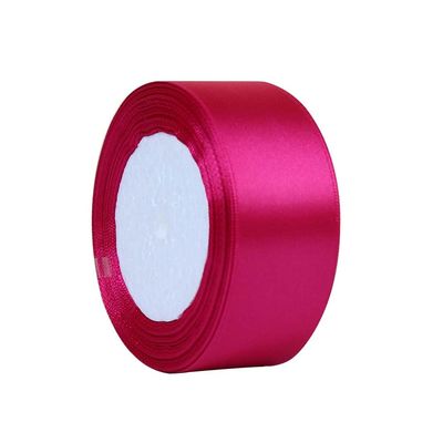 1-1/2inch(38mm) Width 25 Yards Satin Ribbon Single Face Polyester Ribbon for Gift Packing Party Wedding Christmas Decoratin DIY Crafts (28#Rose Red,1-1/2" (38mm) x 25 Yards)