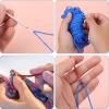 26 Pcs Large Eye Sewing Needles Kit, Yarn Darning Tapestry Needle Set Big Eye Sewing Needles Bent Curved Tip Crochet Needles Stitch Markers Accessories for Weaving Quilting Beading Project Supplies view 4
