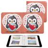 KJIZMO Love Heart Penguin Photo Album for Family Wedding Picture Anniversary 3-Ring DIY Picture Book Leather Cover Photo Album Self-Stick Scrapbook view 2