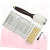 Beatifufu Leather Craft Tool Set Essential Leatherworking Tools for DIY Cutting Carving view 2