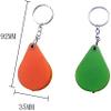 CZCZC Magnifier Foldable Keychain Pocket Magnifier 10X Colorful Magnifying Glass Portable Mini Magnifier Reading Jewelry Loupe Small Items Lupa (A Orange) view 2