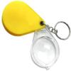 CZCZC Magnifier Foldable Keychain Pocket Magnifier 10X Colorful Magnifying Glass Portable Mini Magnifier Reading Jewelry Loupe Small Items Lupa (A Orange) view 4