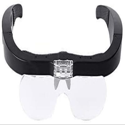 CZCZC Gift, 1.5X 2.5X 3.5X 5.0X Magnifier Eye Loupe LED Lighting USB Rechargeable Magnifying Glass for Jewelers Watchmaker Magnifier