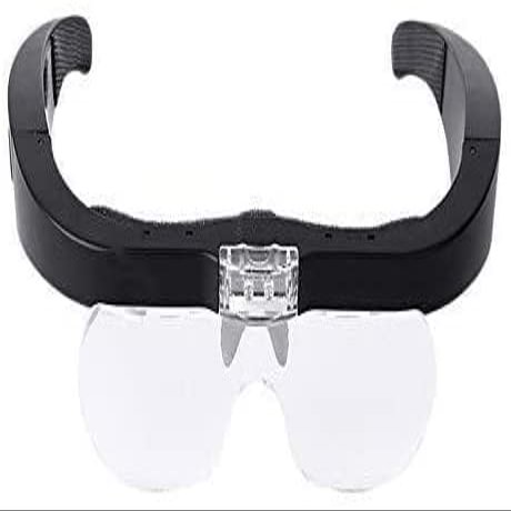 CZCZC Gift, 1.5X 2.5X 3.5X 5.0X Magnifier Eye Loupe LED Lighting USB Rechargeable Magnifying Glass for Jewelers Watchmaker Magnifier