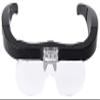 CZCZC Gift, 1.5X 2.5X 3.5X 5.0X Magnifier Eye Loupe LED Lighting USB Rechargeable Magnifying Glass for Jewelers Watchmaker Magnifier view 1