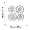 Crafts Cutting Dies,Die Cuts for Card Making,10x9.5cm Orange Slices Metal Cutting Dies Stencils for Card Making Embossing Scrapbooking Album Supplies view 2