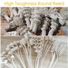 Round Reed for Seat Basket Weaving High Toughness Reed Spline for Rattan Furniture Making Natural Wicker Furniture Repair and Replacement Supplies for Chair Table, Not Easy to Break(3mm) view 3