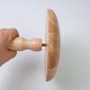 1X Pottery Molds 6.5'' Plaster Wood Pottery Tools with Handle Ceramic Molds for Pottery Ceramic Top Forms for DIY Bowls Plate Dish Slump Press view 2