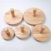 1X Pottery Molds 6.5'' Plaster Wood Pottery Tools with Handle Ceramic Molds for Pottery Ceramic Top Forms for DIY Bowls Plate Dish Slump Press view 3
