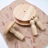 1X Pottery Molds 6.5'' Plaster Wood Pottery Tools with Handle Ceramic Molds for Pottery Ceramic Top Forms for DIY Bowls Plate Dish Slump Press view 4