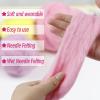 JeogYong Needle Felting Wool, 17.64oz Wool Roving Chunky Wool Yarn, White Wool Roving Yarn for Needle Felting, Wet Felting, Felting Projects, DIY Crafts view 2