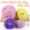 JeogYong Needle Felting Wool, 17.64oz Wool Roving Chunky Wool Yarn, White Wool Roving Yarn for Needle Felting, Wet Felting, Felting Projects, DIY Crafts view 3