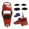 WLYPE Hat Screen Printing Machine, Screen Printing Machine Manual Curve Hat Print Machine with 4 Pcs Standard Platen 6" x 3.375" view 1