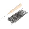 Needle Felting Needles, Felting Tools Needle Felting Kit Wool Felting Tool Kit Wood Handle Stainless Steel Felting Needles Felting Supplies Felting Needles with Three Needle view 1