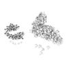 100pcs 12mm Rhinestone Rivets, Rhinestone Rivets Cap Stud 100pcs Cloth Crystal Inlay Rapid Rivets 12mm Spots Studs Cap for DIY Leather Craft Decoration (#1) view 4