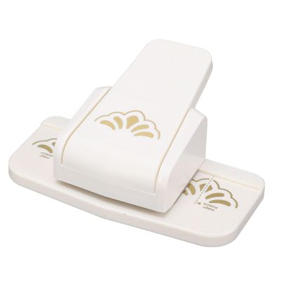 Border Punch, Border Craft Punch, Flower Design Embossing Punch Tools Scroll Punch for Scrapbooking, Wedding Cards, Craft Punches Success Punch Tool Decoration and DIY (Coral