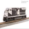 Broadway Limited 8601 GE AC6000, Roy Hill Mining #1017, Black/White Paint, No-Sound/DCC-Ready, N Scale view 3