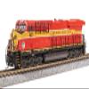 Broadway Limited 8638 GE ES44AC, FEC 807, Red & Yellow, No-Sound/DCC-Ready, N Scale view 3