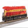 Broadway Limited 8638 GE ES44AC, FEC 807, Red & Yellow, No-Sound/DCC-Ready, N Scale view 4