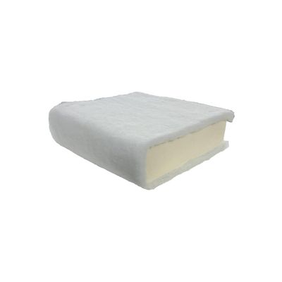 FoamRush 3" x 20" x 29" Seat Cushion Foam with Batting/Dacron (Cushion Seat Replacement) Made in USA