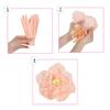10pcs Large Crepe Paper Flowers 11.8 Inch Handcrafted Giant Crepe Flower Decorations for Party Wedding Birthday Backdrop Wall Decor, (Peach) view 4