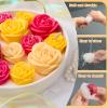 Rose Candle Making Kit with Candle Wicks Flower Silicone Mold for Candle Making Molds Set of Large + Medium + Small 3D Rose Molds DIY Handmade Soap Mould for Home Decor Valentine's Day Gift view 4