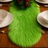 FabricLA Latte Faux Fur Accent Cut 12 x 90 Inches with Rounded Edges for Holiday & Christmas Decor view 4