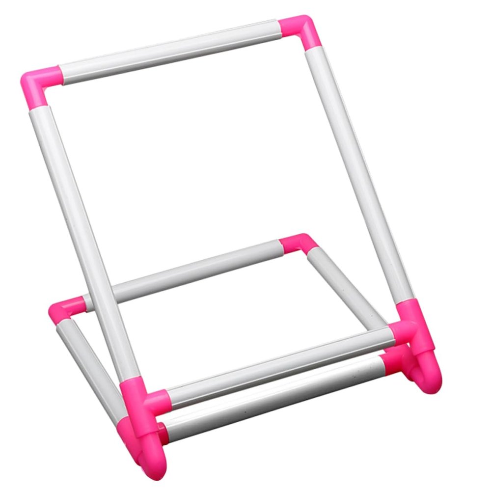 KAILIKETIY 1pc Cross Stitch Rack PVC Desktop Stand for Embroidery Cross Stitch Holder Hands Frame for DIY Craft Projects