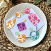 CHGCRAFT Hydrangea Texture Polymer Clay Texture Sheets Flowers Leaves Pattern Silicone Texture Stamp Clay Modeling Pattern Pad Texture Sheets for Polymer Clay Making Earrings Jewelry view 4