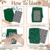 CHGCRAFT Dahlia Polymer Clay Texture Sheets Leaves Art Flowers Rubber Clay Texture Mat Plant Modeling Pad Texture Sheets for Polymer Clay Making Earrings Jewelry view 3