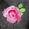 Card Making Tools,Die Cuts for Card Making,14.2x8.8cm Rose Flower Leaves Metal Cutting Dies Stencils for Scrapbooking Paper Cards Craft view 2