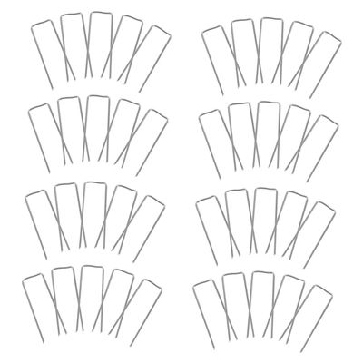 Beatifufu 150pcs Galvanized u Shaped Floral Pins for Floral Arrangements and Wreath Making Durable Resistant Pins for Garden Use Versatile Plant Support and Craft Supplies