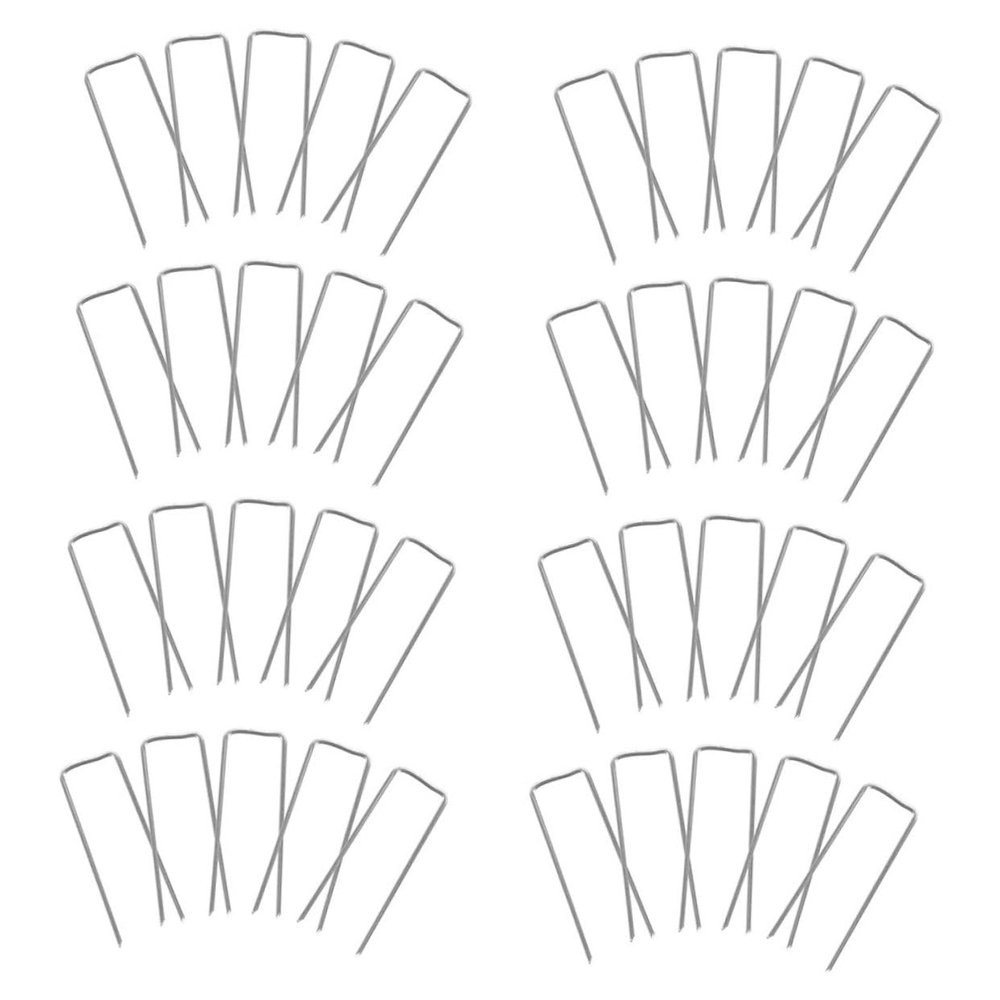 Beatifufu 150pcs Galvanized u Shaped Floral Pins for Floral Arrangements and Wreath Making Durable Resistant Pins for Garden Use Versatile Plant Support and Craft Supplies