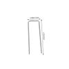 Beatifufu 150pcs Galvanized u Shaped Floral Pins for Floral Arrangements and Wreath Making Durable Resistant Pins for Garden Use Versatile Plant Support and Craft Supplies view 2
