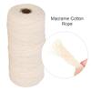 Single Strand Macrame Cord 3 mm 100m Strand Cotton Cord for Macrame Art, Strong Cotton String, Cotton Macrame Rope Yarn, Thick Cotton Cord for Wall Hangings, Plant Hangers view 2