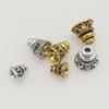 10Pcs/Lot Antique Silver/Gold Color Tower Shape Bead Caps 8Mm 10Mm 12Mm Metal Tassel End Cover Receptacle Diy Jewelry Making - (Color: Antique Silver/Size: 8Mm Hole1Mm 10Pcs) view 4