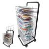 DEGQSTPC Removable Shelves,ATR Drying Rack, Classrooms Drying Rack with Wire Shelves for Works of Art Studios and Home Use, Black Powder Coated Finish(35-Layer) view 1