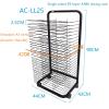 DEGQSTPC Art Drying Rack, Mobile Art Drying Rack with Wire Shelves for Works of Art, Art Studio, Black Powder Coated FinishIdeal for Schools and Art Clubs(25-Layer) view 2